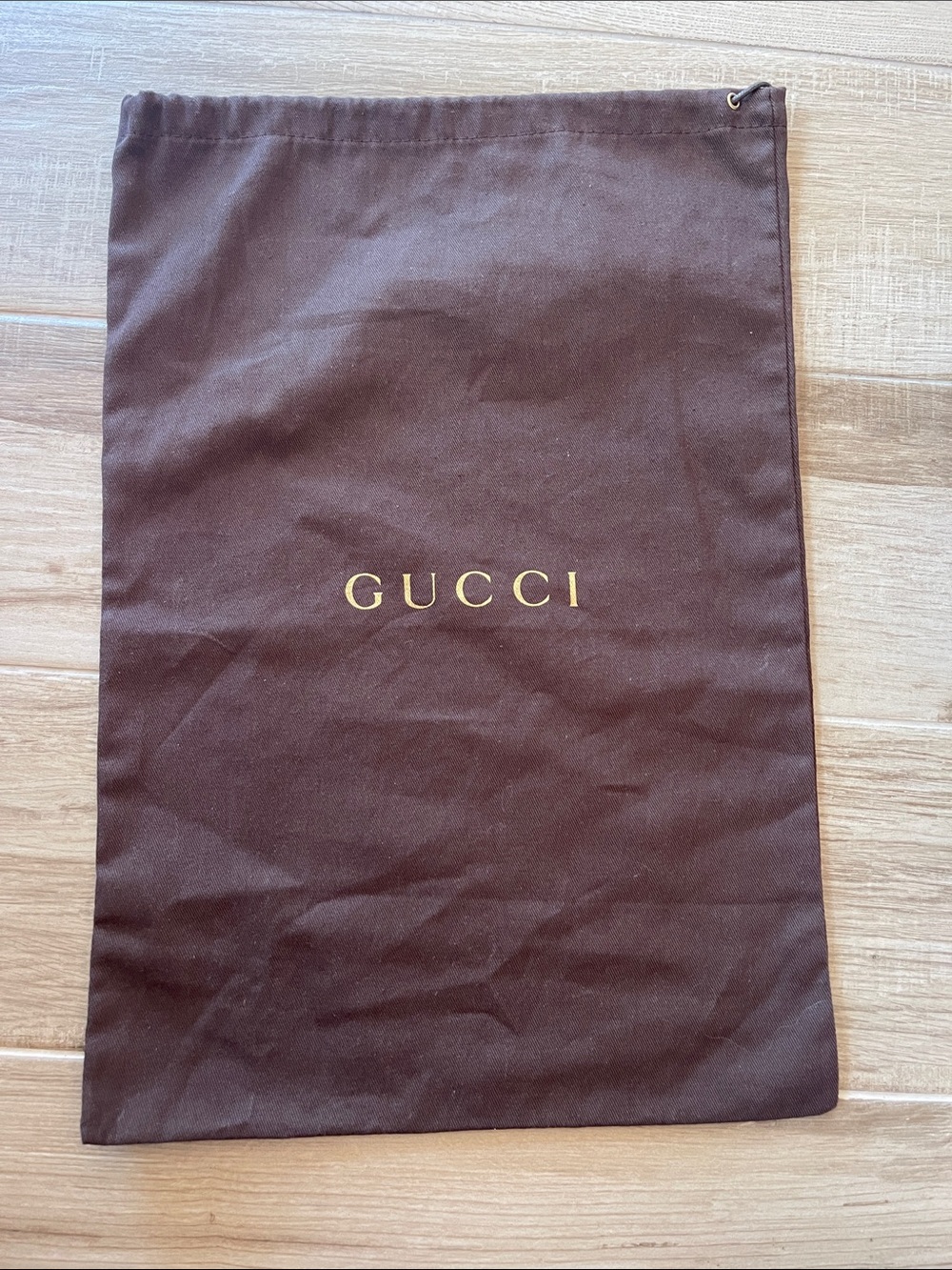 Gucci Brown Fabric Dust Bag